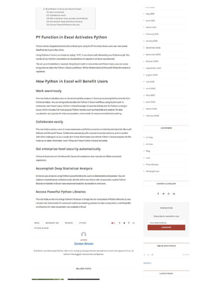 Microsoft Introduces Python in Excel | PDF