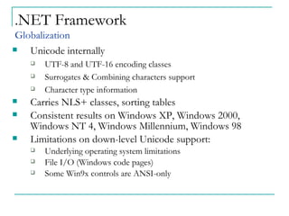 Microsoft .NET Development Platform Internationalization | PPT