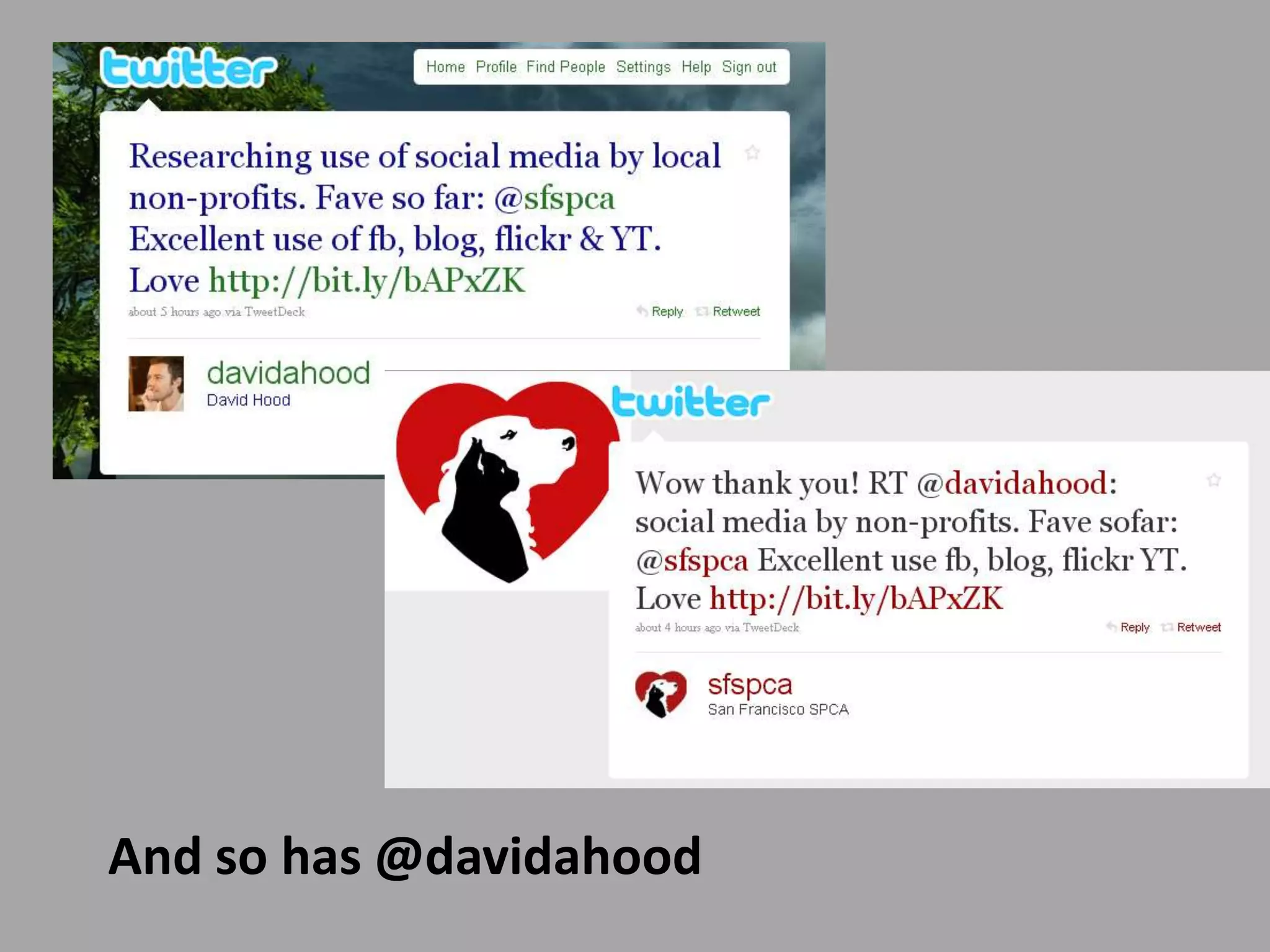 I’ve been watching you…..every tweet you take …