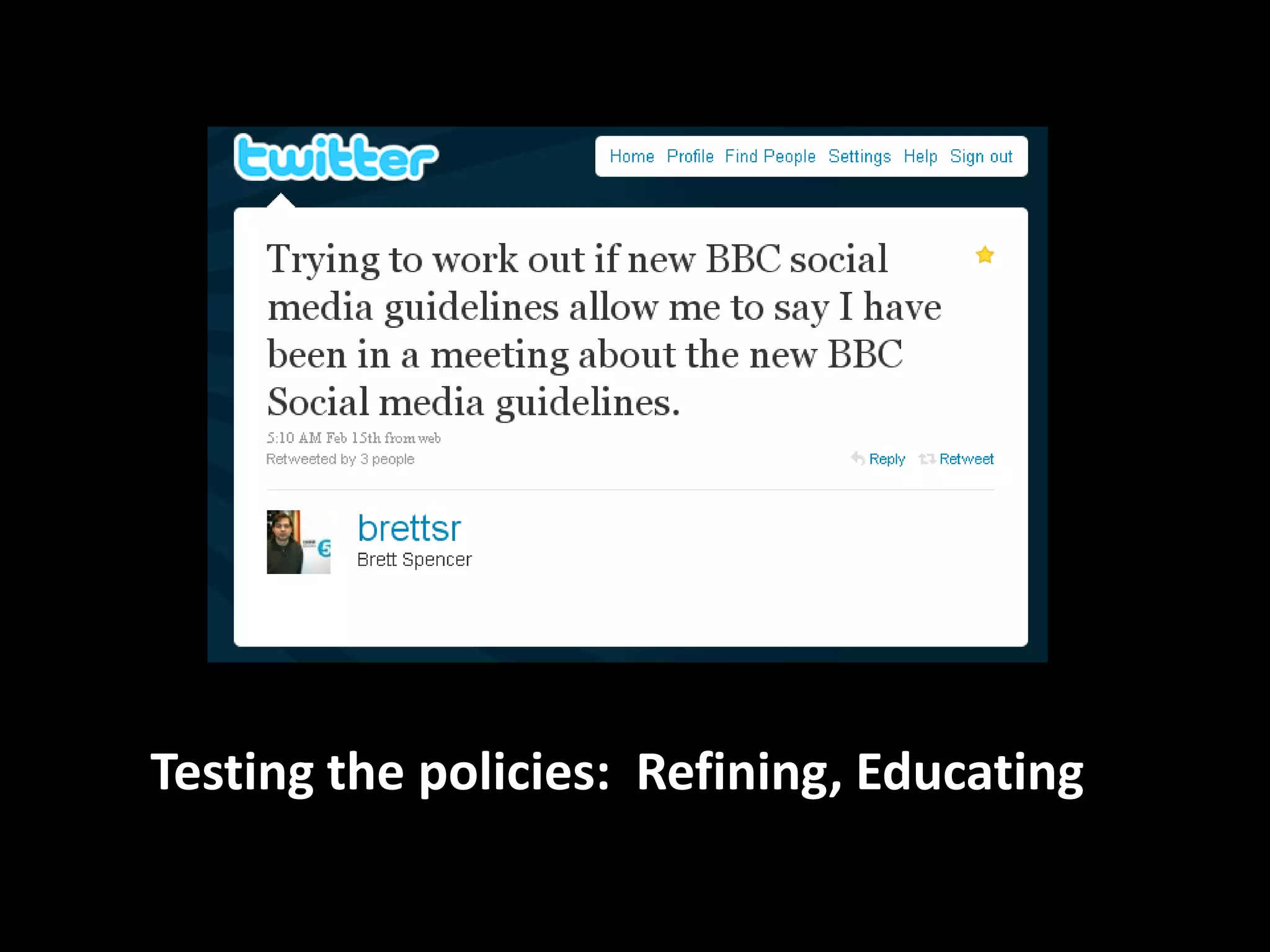 Leaders Experience Personal Use