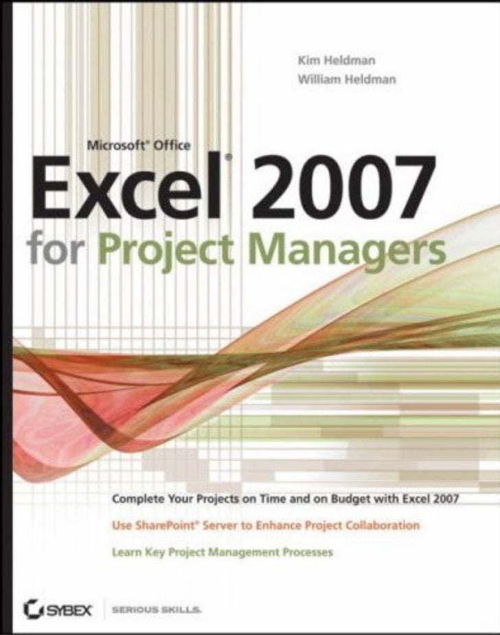 microsoft office excel 2007 for project managers