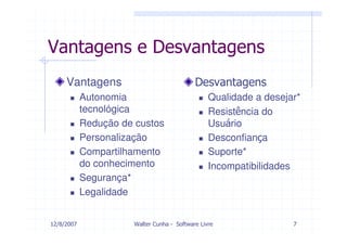 Microsoft Power Point   Modulo 8   Software Livre