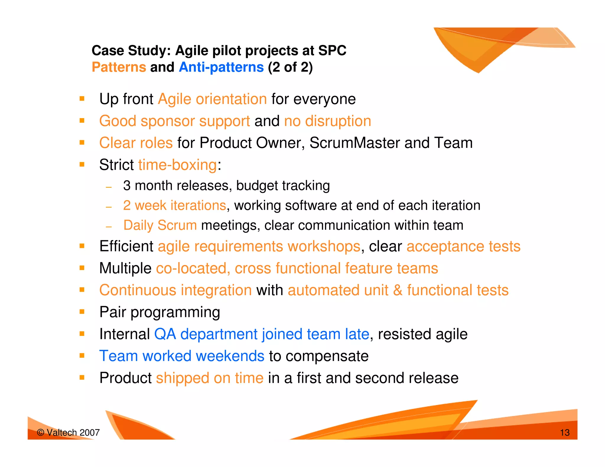 Agile Adoption Patterns And Antipatterns