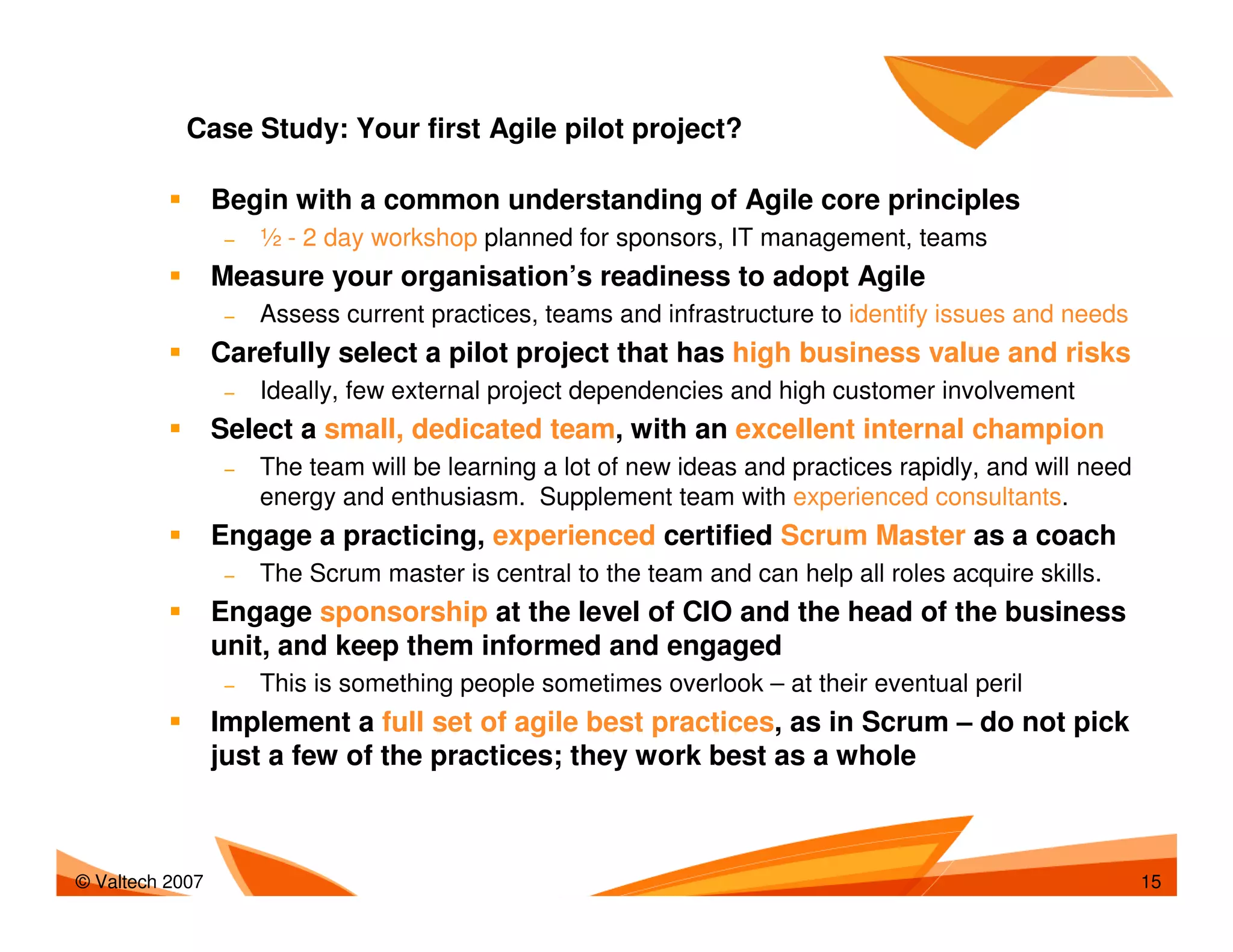 Agile Adoption Patterns And Antipatterns