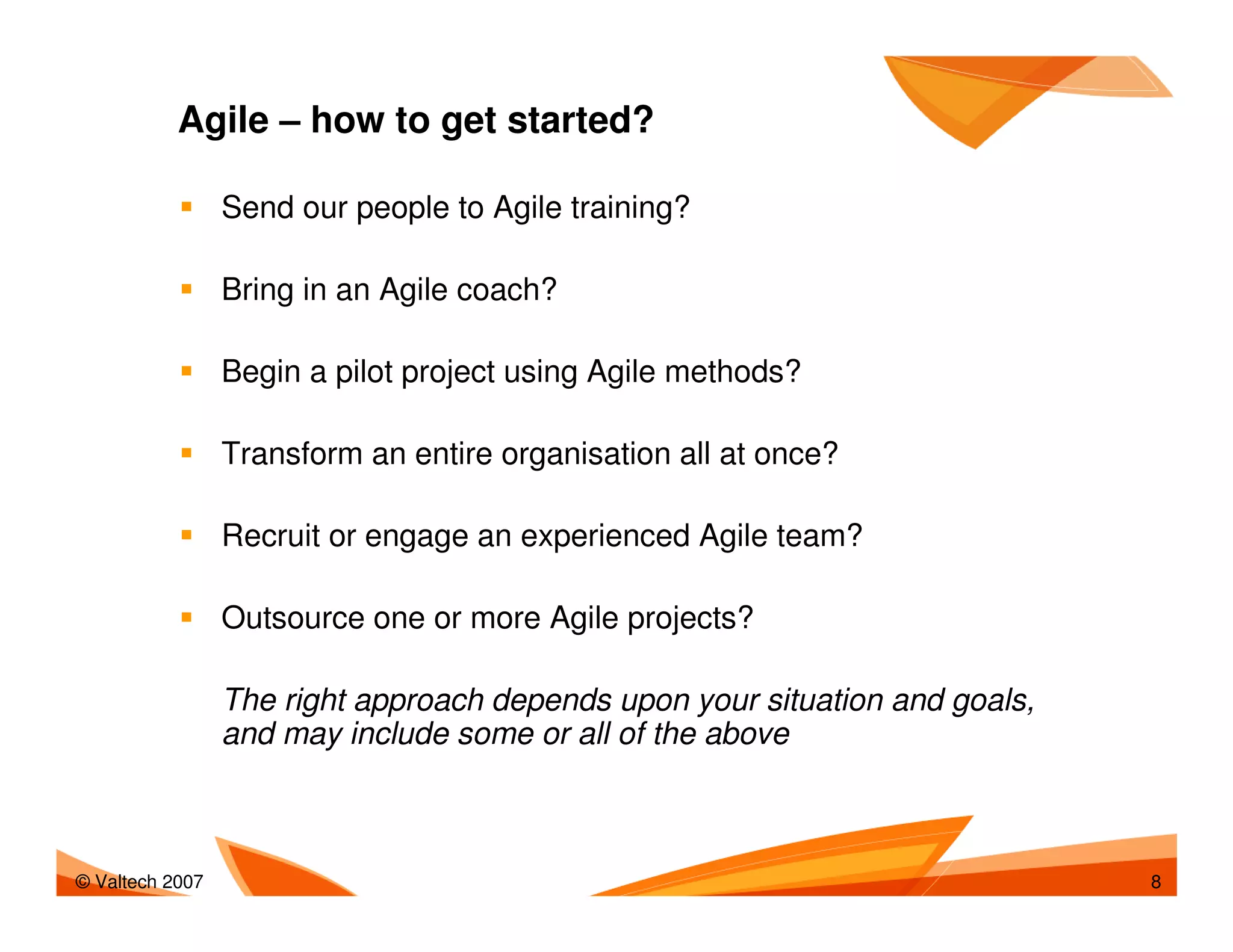 Agile Adoption Patterns And Antipatterns