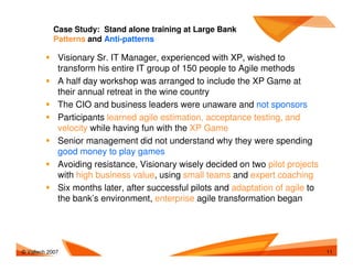 Agile Adoption Patterns And Antipatterns