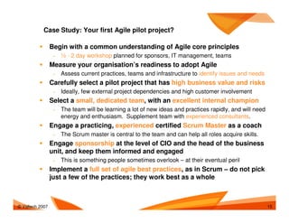 Agile Adoption Patterns And Antipatterns