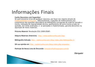 Coletanea Segurança e Auditoria (Esaf) -  Walter Cunha