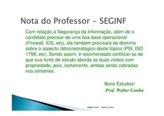 Coletanea Segurança e Auditoria (Esaf) -  Walter Cunha