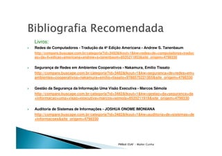 Coletanea Segurança e Auditoria (Esaf) -  Walter Cunha