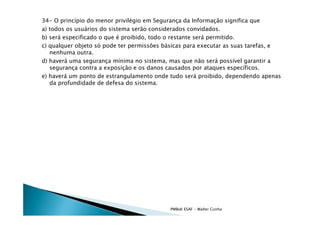 Coletanea Segurança e Auditoria (Esaf) -  Walter Cunha