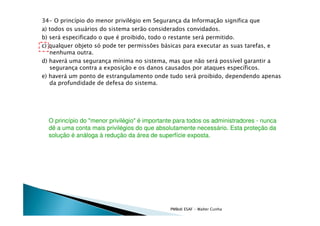 Coletanea Segurança e Auditoria (Esaf) -  Walter Cunha