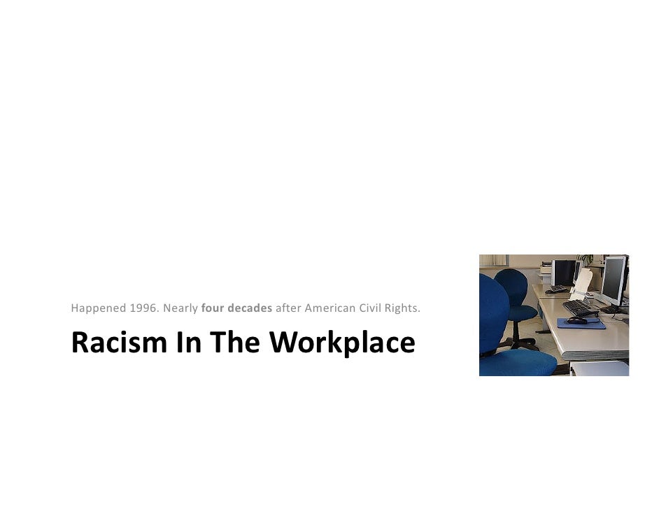 racism in the workplace