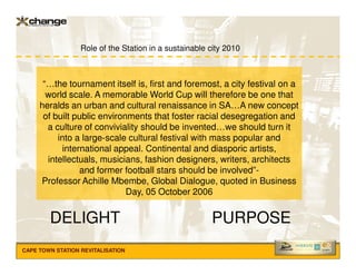 Microsoft Power Point   Cape Town Station