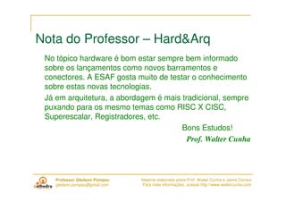 Coletanea Hardware e Arquitetura (ESAF) - Walter Cunha