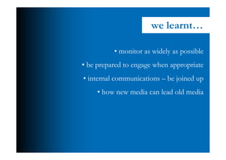 Local government social media - lessons learnt