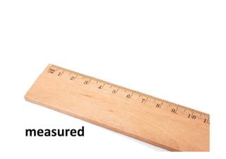 measured
 