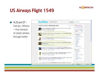 Us Airways 1549 & Digital Crisis Management