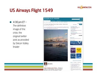 Us Airways 1549 & Digital Crisis Management