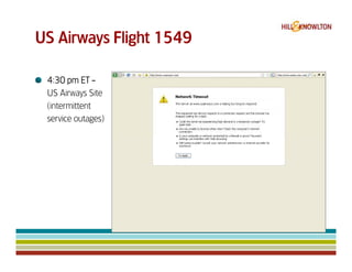 Us Airways 1549 & Digital Crisis Management