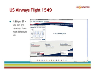 Us Airways 1549 & Digital Crisis Management