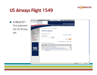 Us Airways 1549 & Digital Crisis Management