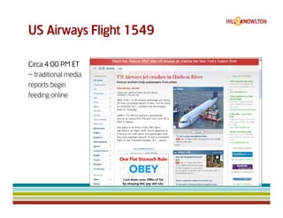 Us Airways 1549 & Digital Crisis Management