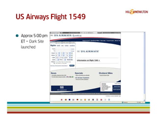 Us Airways 1549 & Digital Crisis Management