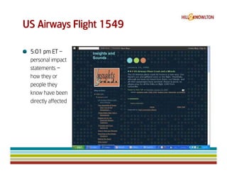 Us Airways 1549 & Digital Crisis Management