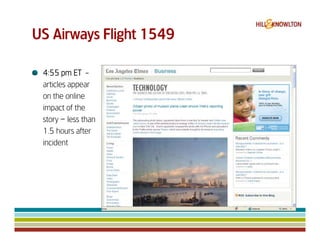 Us Airways 1549 & Digital Crisis Management