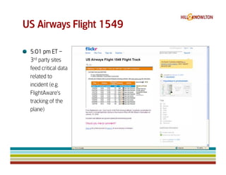 Us Airways 1549 & Digital Crisis Management