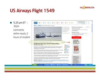 Us Airways 1549 & Digital Crisis Management