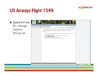 Us Airways 1549 & Digital Crisis Management