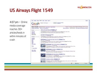 Us Airways 1549 & Digital Crisis Management