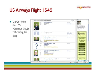 Us Airways 1549 & Digital Crisis Management