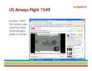 Us Airways 1549 & Digital Crisis Management
