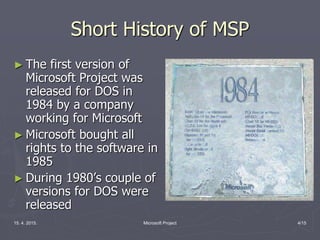 Microsoft Project | PPTX