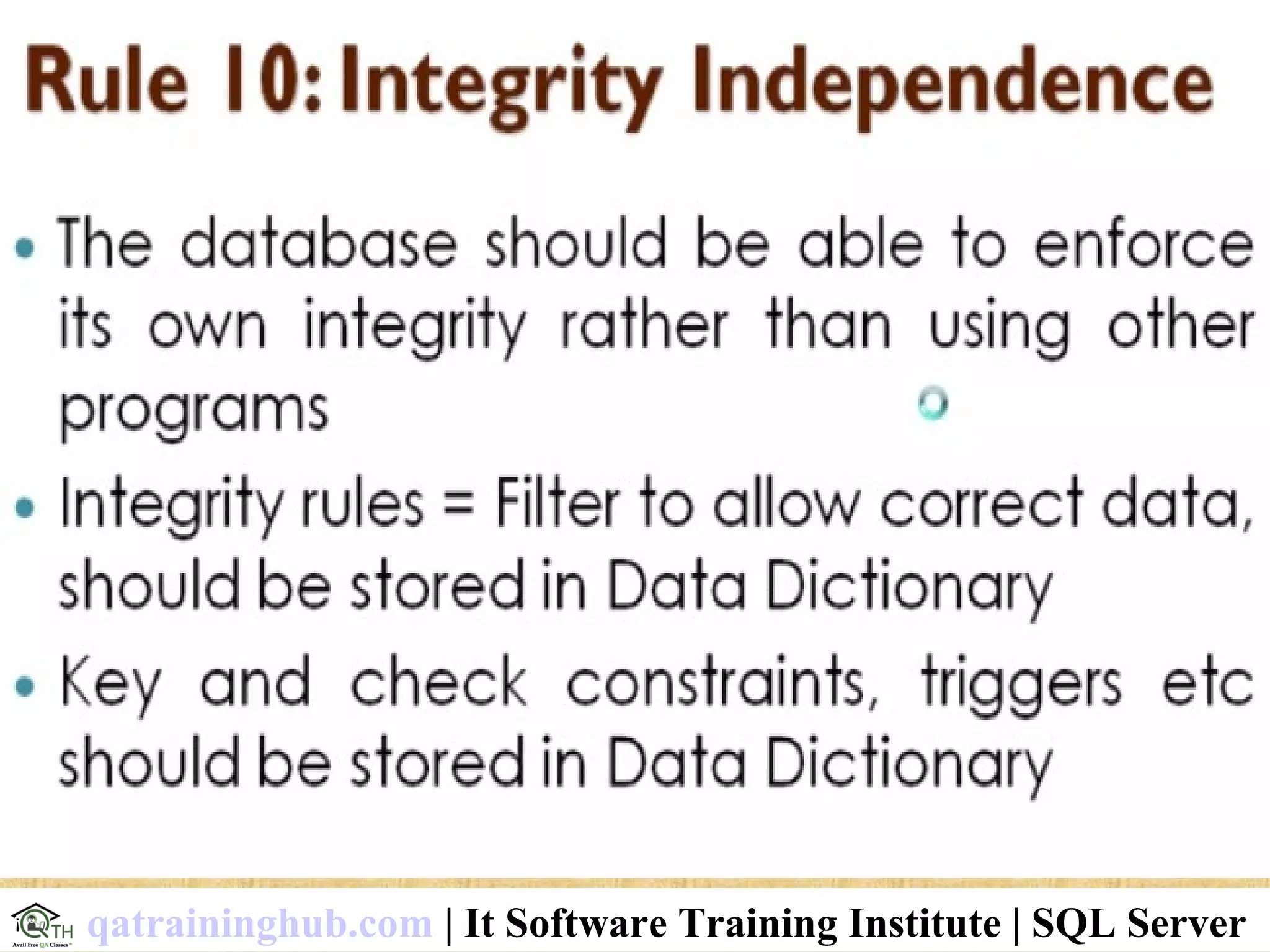 qatraininghub.com | It Software Training Institute | SQL Server
 
