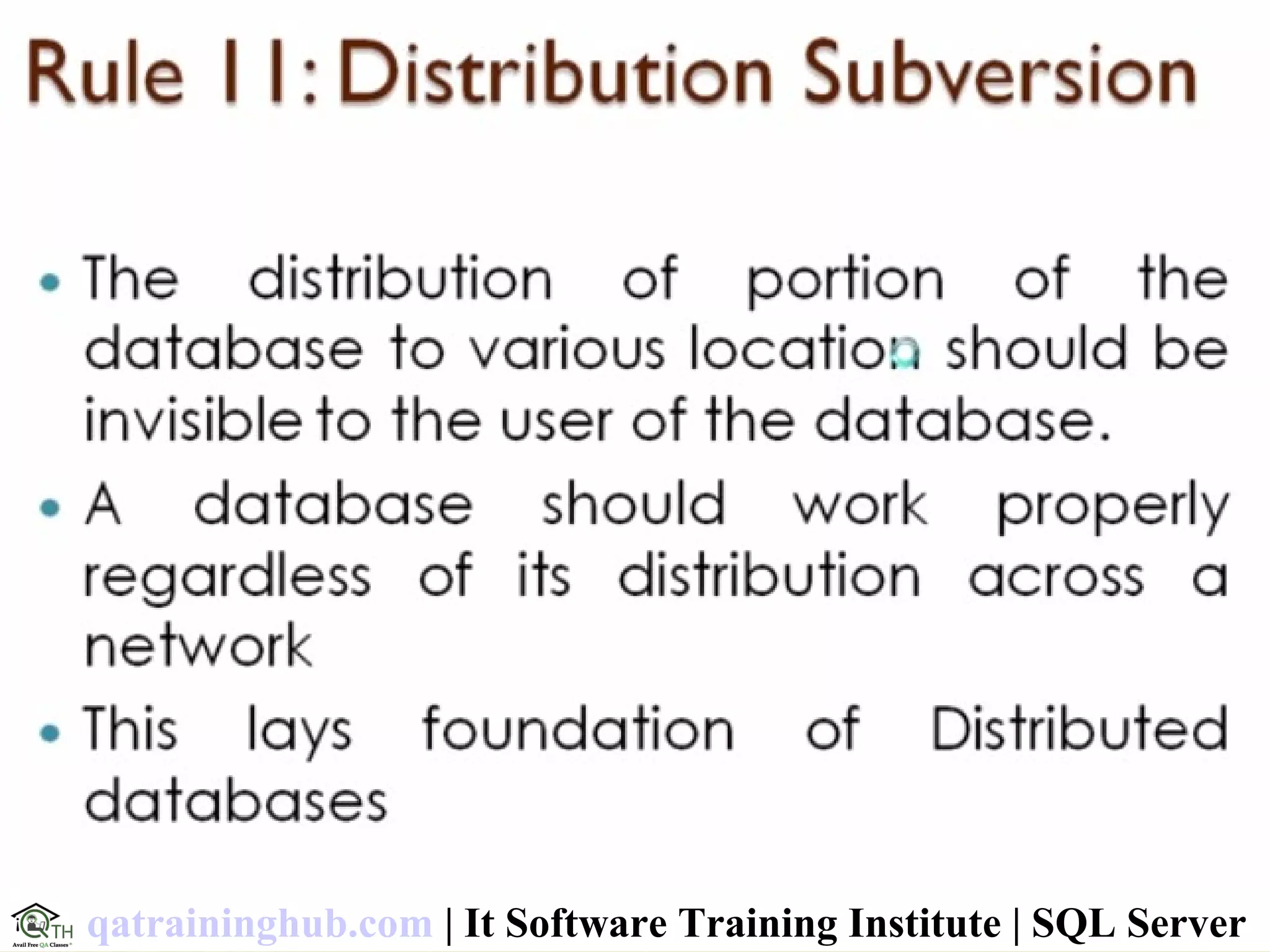 qatraininghub.com | It Software Training Institute | SQL Server
 