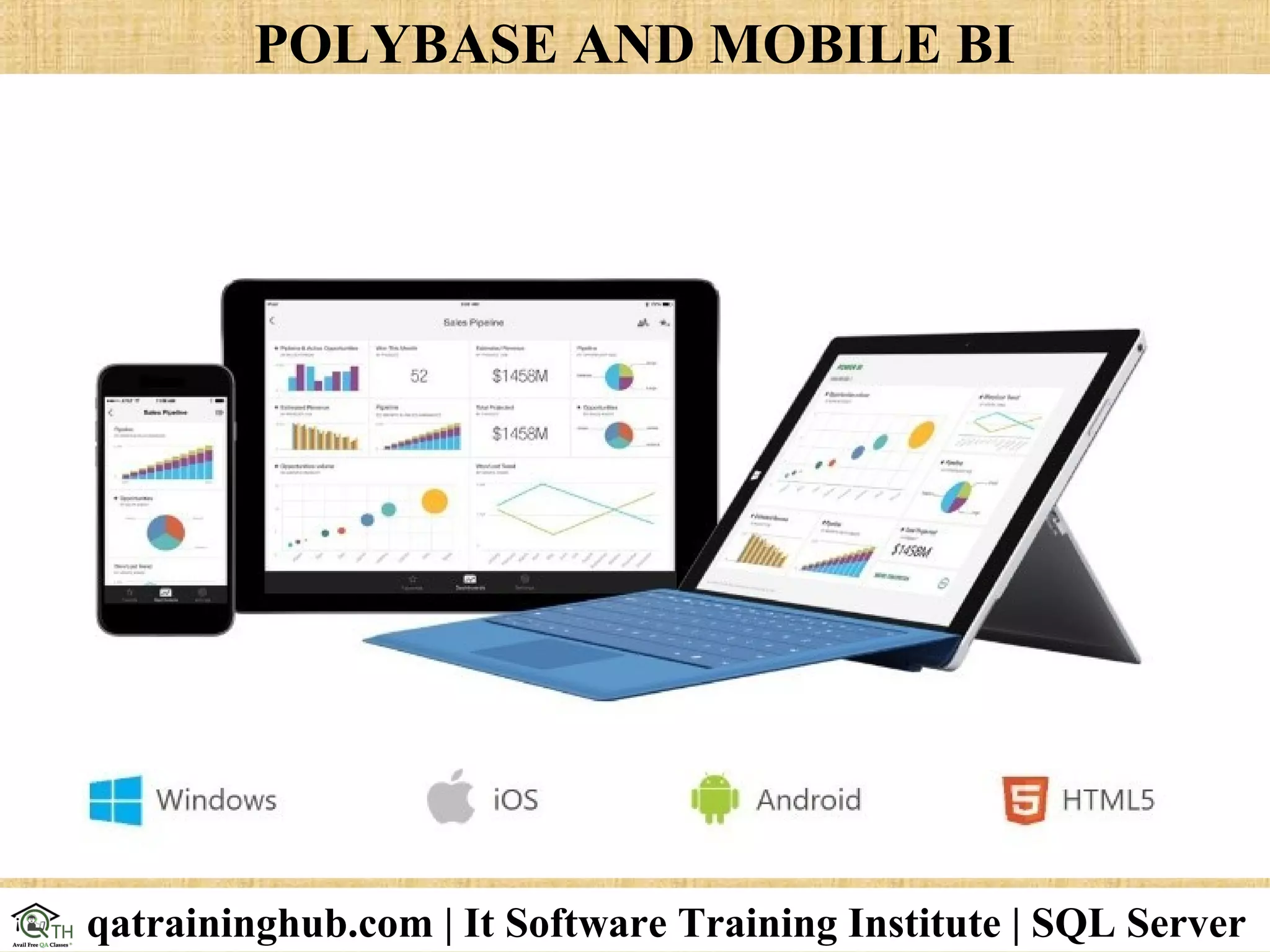 POLYBASE AND MOBILE BI
qatraininghub.com | It Software Training Institute | SQL Server
 