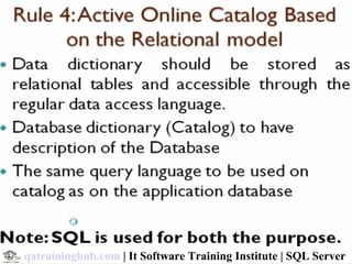 qatraininghub.com | It Software Training Institute | SQL Server
 