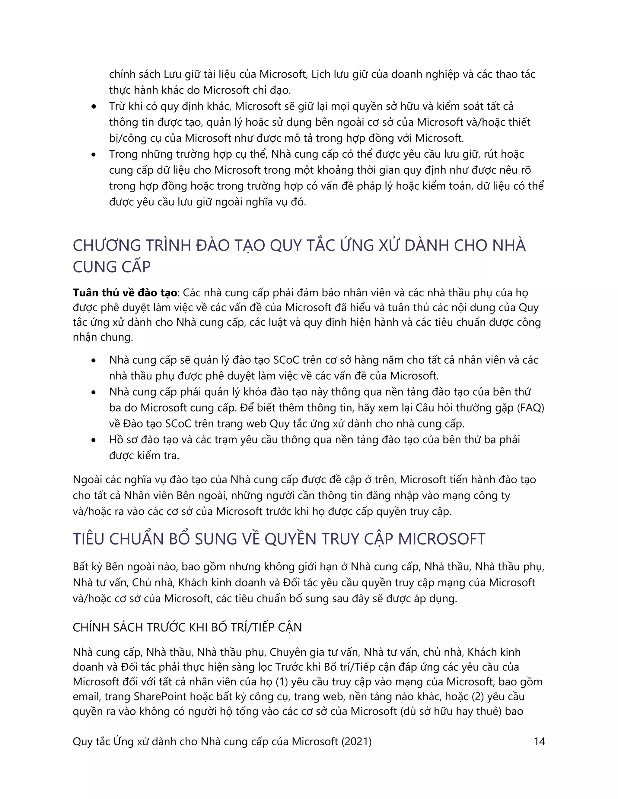 Microsoft suppliercodeofconduct vietnamese PDF