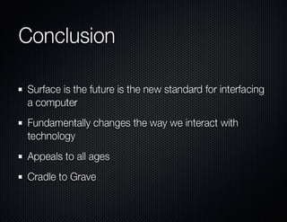 Microsoft Surface | PPT