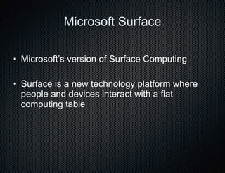 Microsoft Surface | PPT