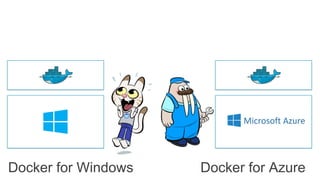 Docker for Windows Docker for Azure
 