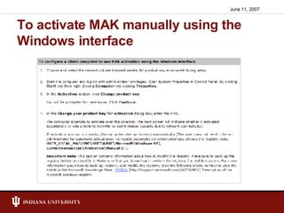 Mak Def Microsoft Windows Vista Application Licensing | PPT