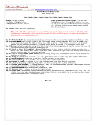 Microsoft Word   Astounding Himalayas Trek