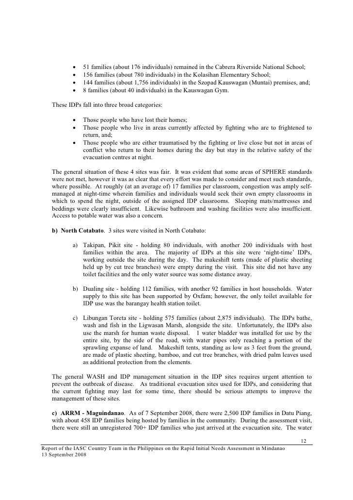 Microsoft Word Minadanao I A S C Initial Needs Assessemnt Re… Microsoft Word Minadanao I A S C Initial Needs Assessemnt Re…
