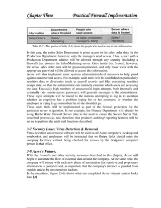 Microsoft Word   Project, Firewalls