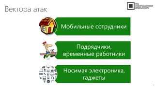 Вектора атак
5
 